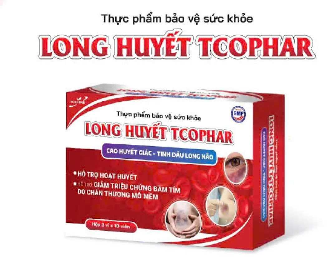 Long Huyết TCOPHAR - Hỗ Trợ Hoạt Huyết, Giảm Triệu Chứng Bám Tim Hiệu Quả