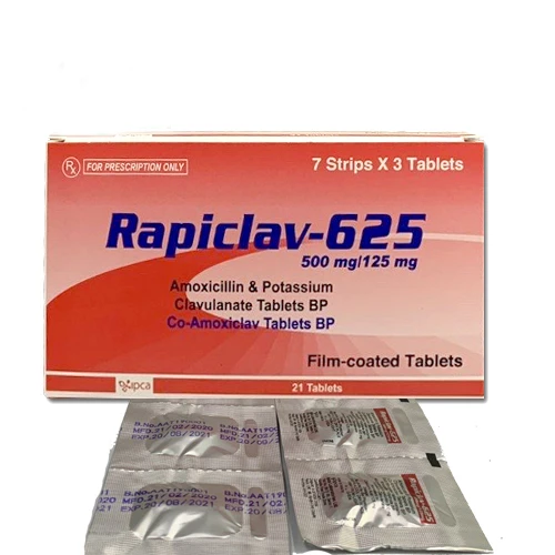 Rapiclav-625 - Thuốc điều trị bệnh nhiễm khuẩn của Ấn Độ