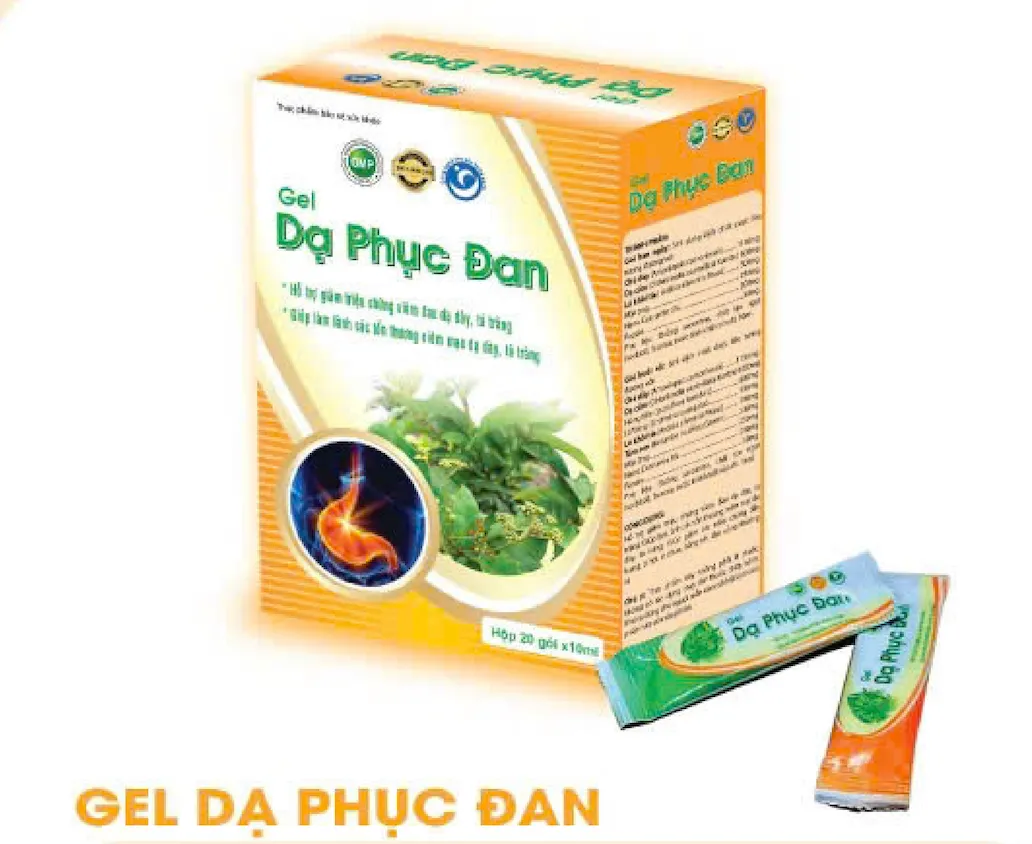 Gel Dạ Phục Đan TCOPHAR - Hỗ Trợ Điều Trị Viêm Loét Dạ Dày, Giảm Đau Thượng Vị