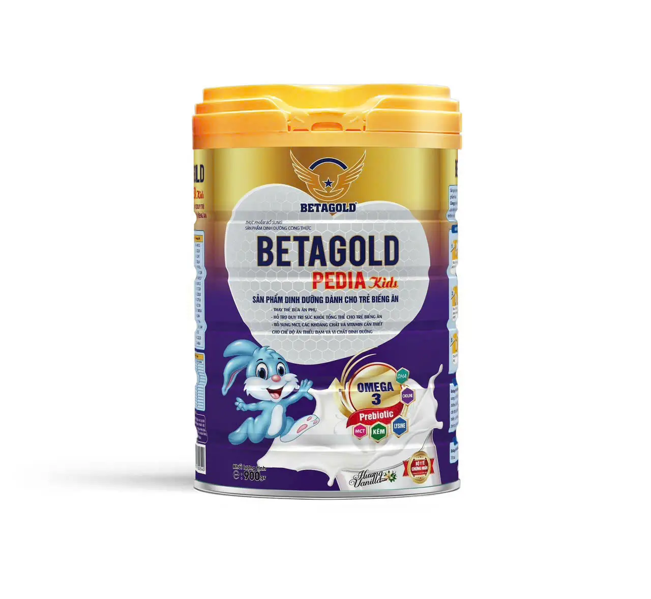 Sữa BETAGOLD PEDIA KIDS Dành cho trẻ biếng ăn từ 1 - 10 tuổi (Hộp 900gr)