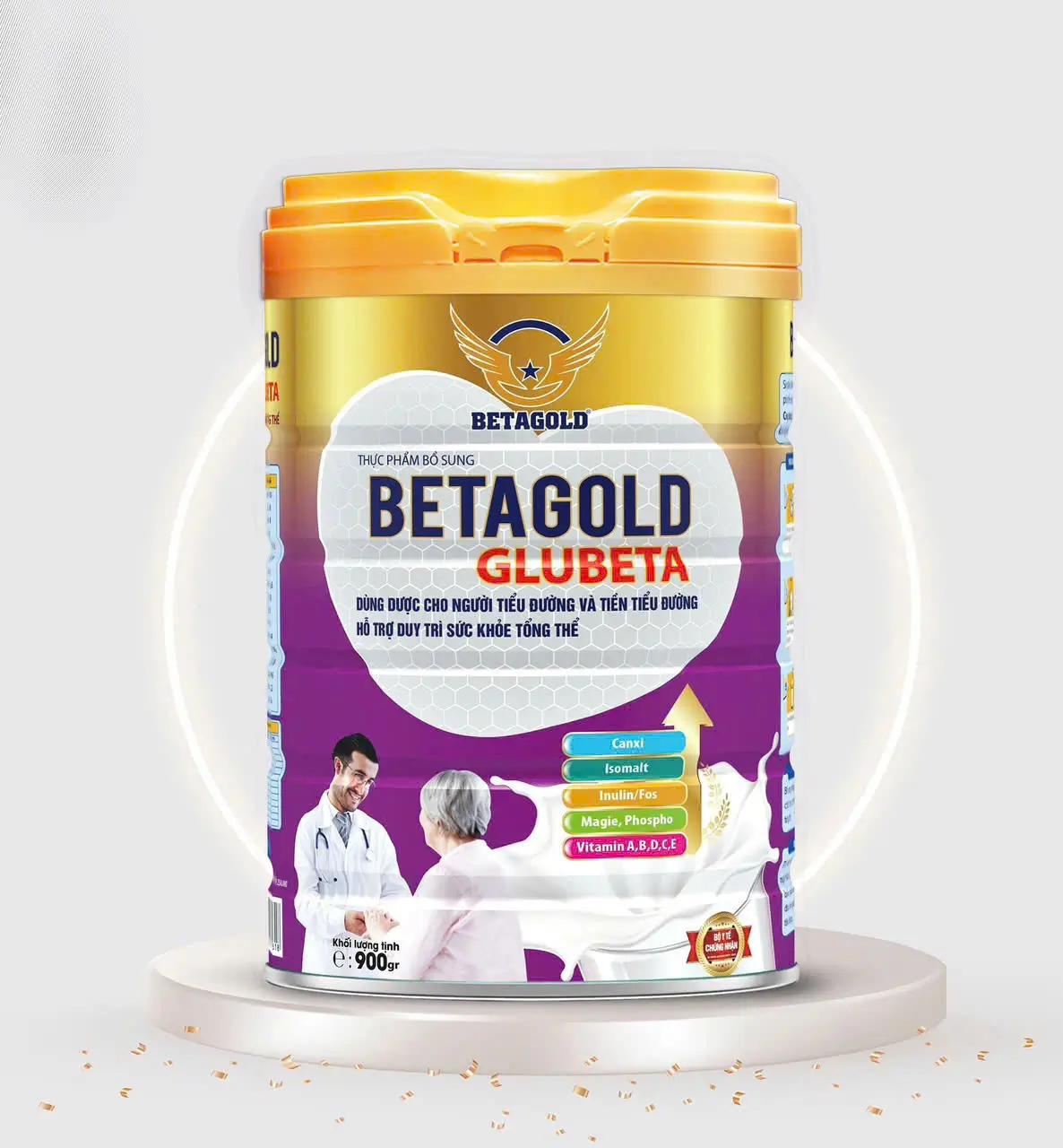 Sữa BETAGOLD PEDIA KIDS Dành cho người từ 35 tuổi trở lên, người muốn phục hồi sức khoẻ (Hộp 900gr)