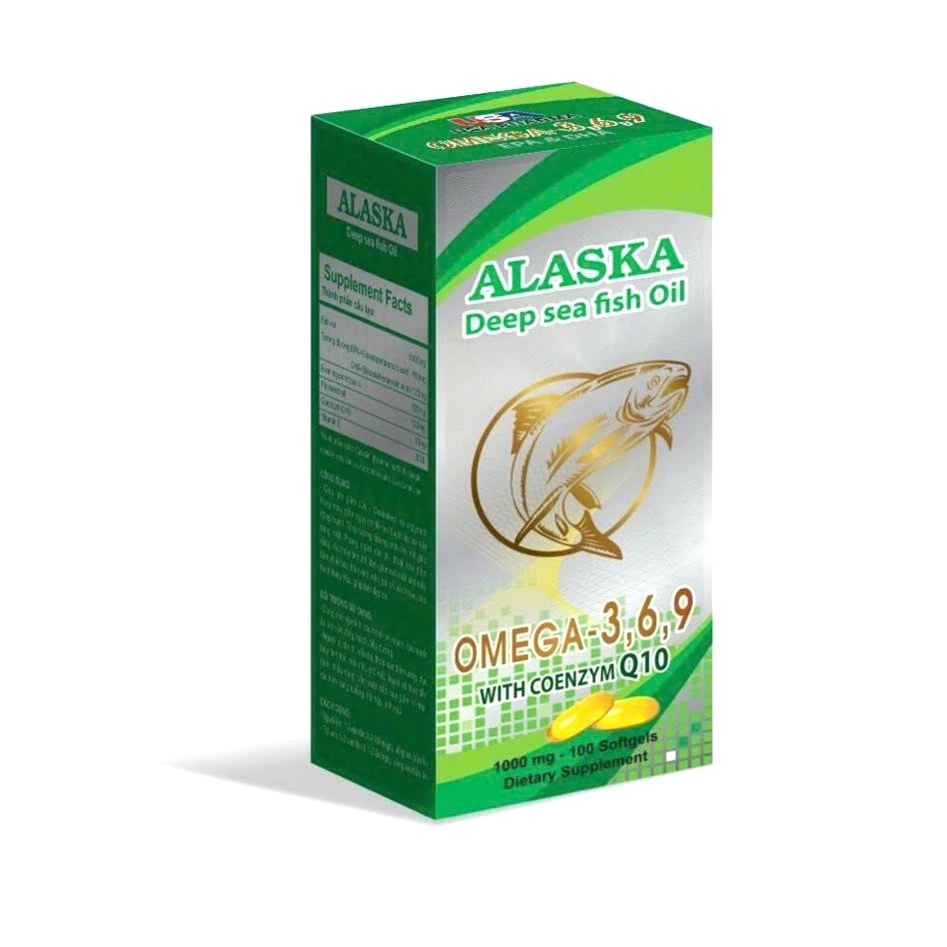 Dầu Cá Alaska Omega 369 Bổ Não, Tăng Cường Thị Lực, Giảm Nguy Cơ Mắc Bệnh Tim Mạch 
