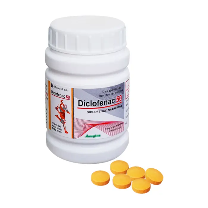 Diclofenac 50 Vacopharm 100 viên – Điều trị viêm khớp mạn tính