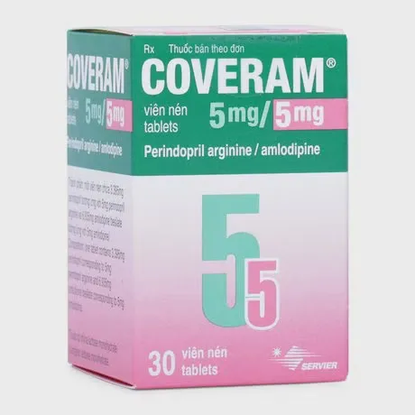 Thuốc Coveram 5mg/5mg - Điều Trị Tăng Huyết Áp, Bệnh Động Mạch Vành