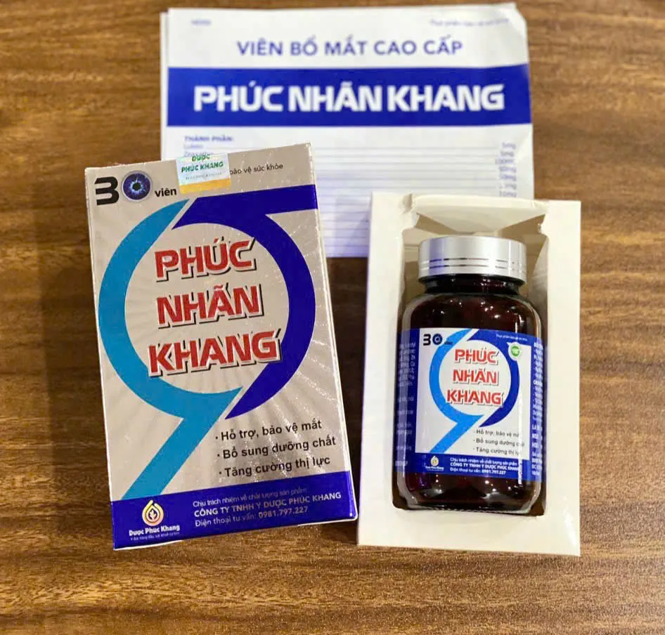 Viên Uống Bổ Mắt Phúc Nhãn Khang - Bảo Vệ Thị Lực, Sáng Mắt Hiệu Quả
