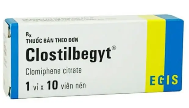Thuốc Clostilbegyt 50mg để điều trị rối loạn rụng trứng