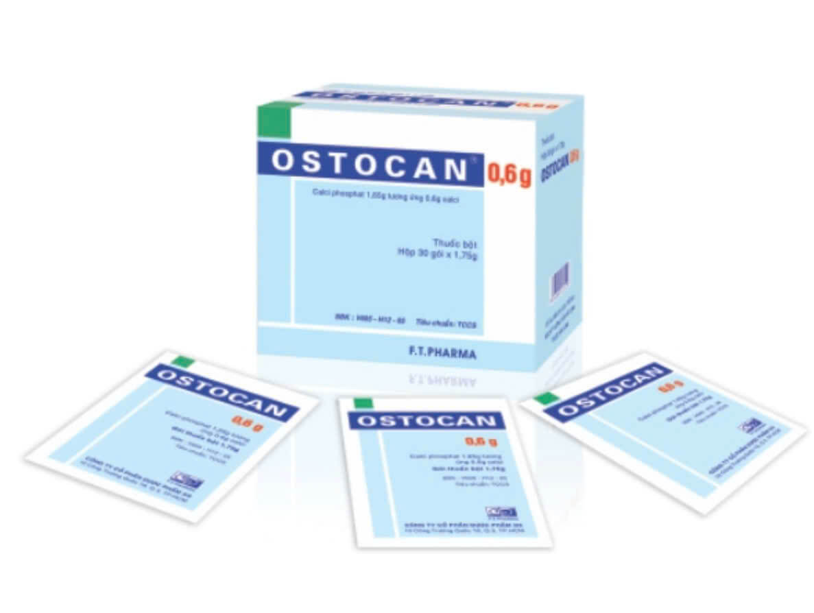 Điều trị hỗ trợ loãng xương và còi xương Ostocan 0,6g