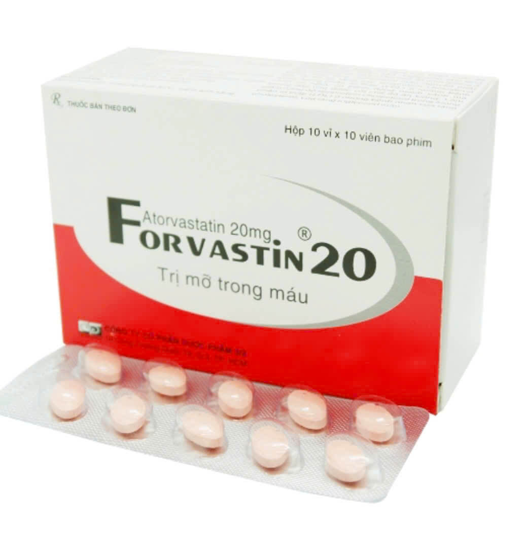 Trị mỡ máu Forvastin 20