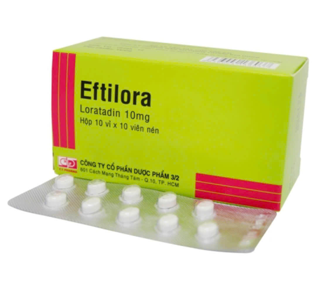 EFTILORA - Thuốc điều trị viêm mũi dị ứng hiệu quả của F.T.PHARMA