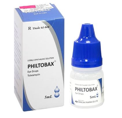 Dung dịch nhỏ mắt Philtobax trị nhiễm khuẩn mắt chai 5ml
