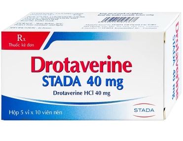 Thuốc Drotaverine Stada 40mg điều trị co thắt dạ dày, ruột, hội chứng ruột kích thích (5 vỉ x 10 viên)