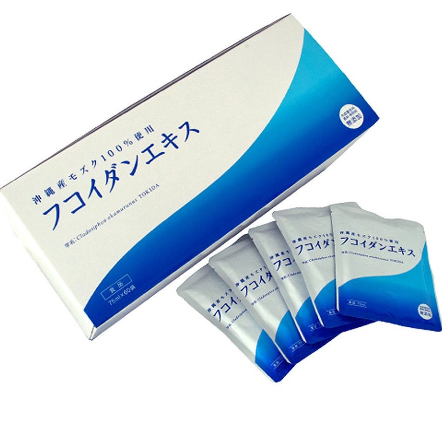 Fucoidan Extract Dạng Nước - Tăng Cường Miễn Dịch, Hỗ Trợ Điều Trị Ung Thư | 75ml x10 Gói/Hộp x6 Hộp/Thùng