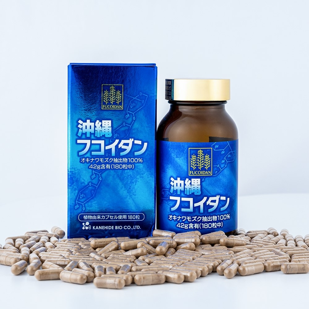 Fucoidan Okinawa 180 Viên (Fucoidan Xanh) - Tăng Cường Miễn Dịch, Hỗ Trợ Điều Trị Ung Thư | Hàng Xuất Khẩu Nhật Bản