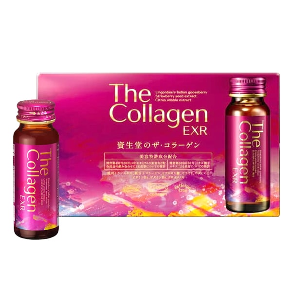 Nước uống Shiseido The Collagen EXR dạng nước (50ml x 10 Lọ) - Bổ sung collagen cao cấp, chống lão hóa da hiệu quả