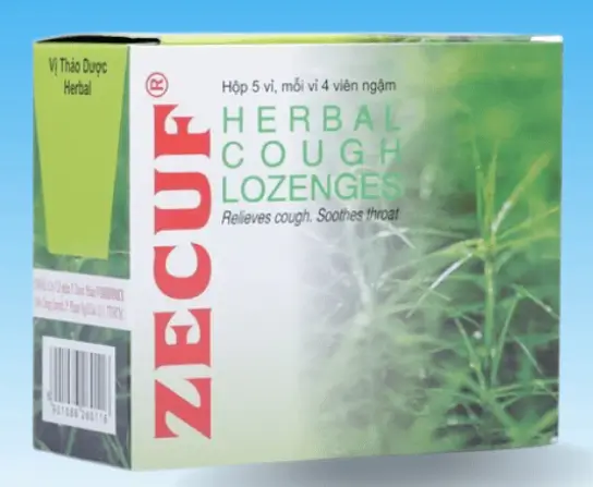 Kẹo ngậm Zecuf hỗ trợ giảm ho, đau rát họng