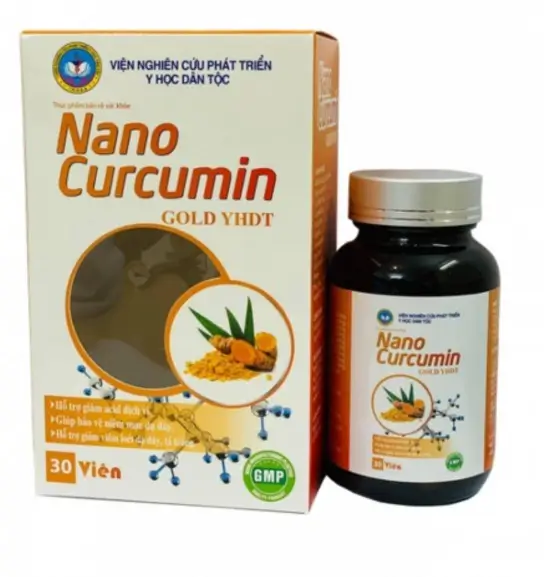 Nano Curcumin GOLD YHCT Giúp bảo vệ niêm mạc dạ dày