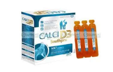 Hỗ trợ bổ sung calci cho cơ thể Calci D3 Southpro hộp 20 ống x 10ml