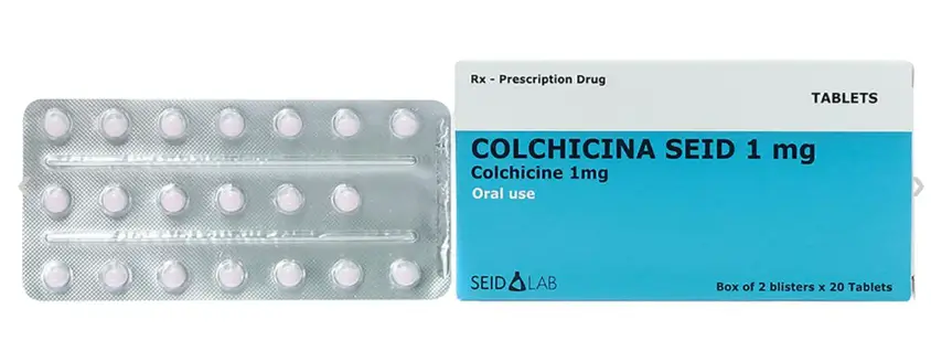 Colchicina Seid 1mg Tablet điều trị bệnh gout