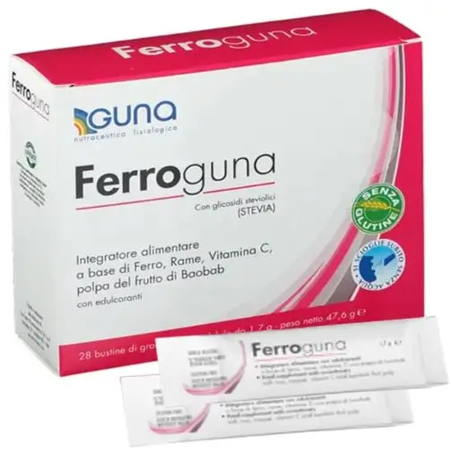 Ferroguna hỗ trợ bổ sung sắt vitamin c giúp giảm nguy cơ thiếu máu