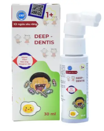 Xịt sâu răng Deep-Dentis chăm sóc răng miệng hàng ngày hiệu quả