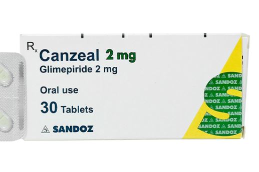 Canzeal 2mg trị đái tháo đường