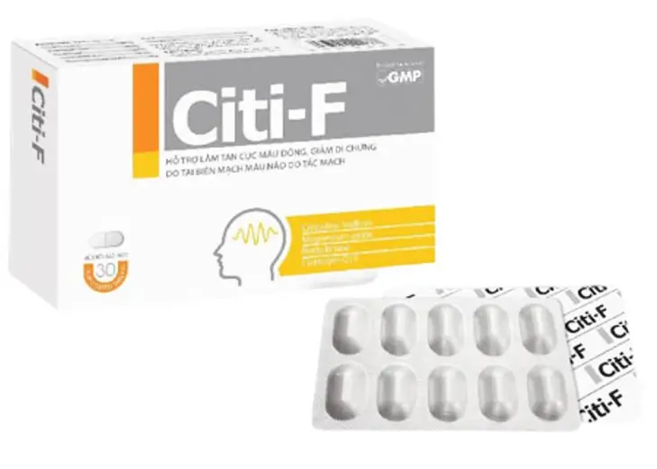 Citi-F hỗ trợ tuần hoàn não và phòng ngừa huyết khối