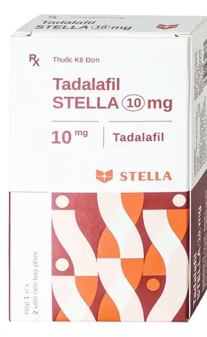 Thuốc Tadalafil Stella 10mg điều trị rối loạn cương dương (1 vỉ x 2 viên)