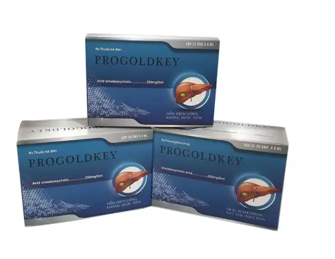 Hỗn dịch uống Progoldkey Hà Nam làm tan sỏi mật giàu, dự phòng và điều trị sỏi mật (20 ống x 5ml)