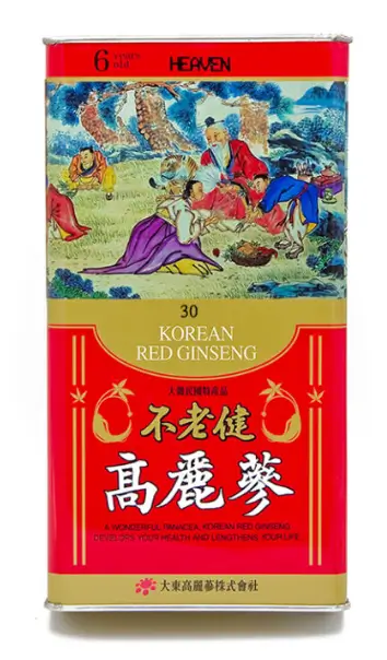 Hồng sâm củ khô HQ HEAVEN 150g – số 30 (10 củ) – Daedong