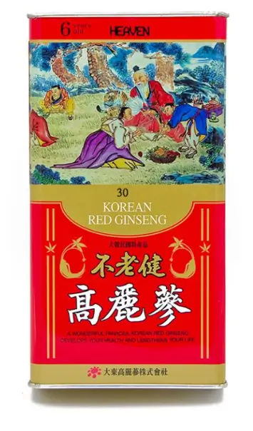 Hồng sâm củ khô HQ (Heaven) 150gr Daedong số 30 -10 củ