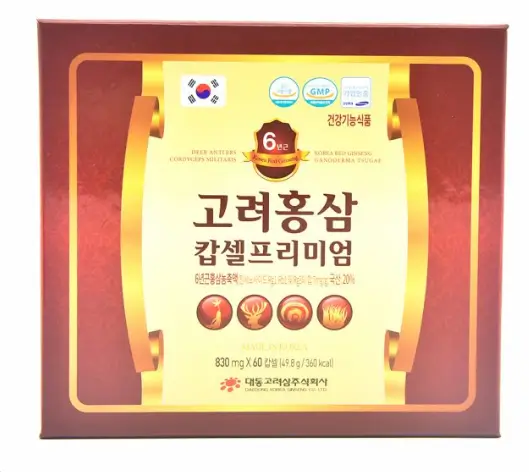 Korea Red Ginseng capsule Premium 60 viên – Daedong