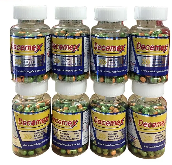Decemex Trị ho do cảm cúm có nhiều đờm, ho do dị ứng