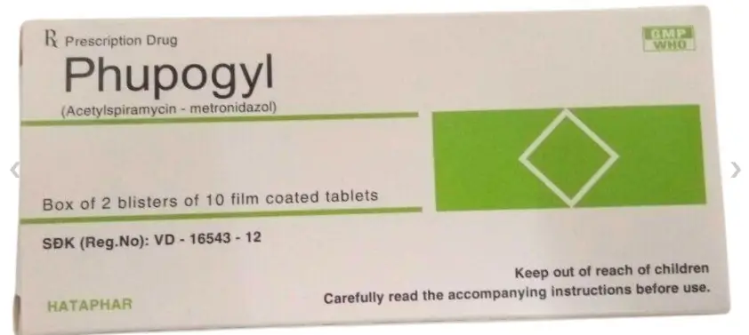 Phupogyl điều trị nhiễm trùng răng miệng cấp và mạn tính hoặc tái phát