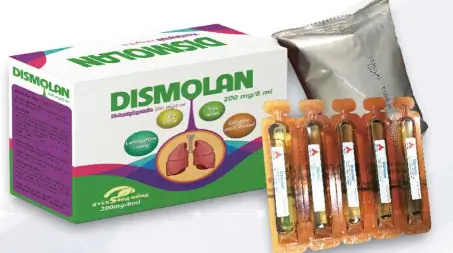 DISMOLAN TÁC DỤNG NHANH, HIỆU QUẢ CAO TRONG GIẢM ĐỜM, NHÀY NHỚT