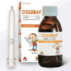 Hỗn dịch uống COLDBAY Thuốc cảm cúm công thức phối hợp 3 trong 1Dành cho trẻ em duy nhất trên thị trường