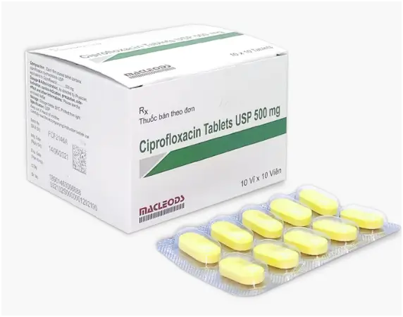 Ciprofloxacin® Tablets USP 500mg 
