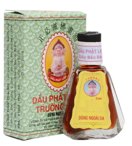 Dầu Phật linh Trường Sơn hộp 12 lọ x 5ml