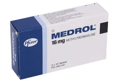 Medrol 16mg Methylprednisolone hộp 30 viên nén Pfizer