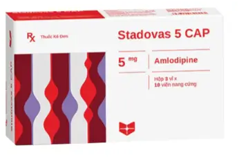 Stadovas 5 CAP Amlodipin 5mg hộp 3 vỉ x 10 viên nang Stella