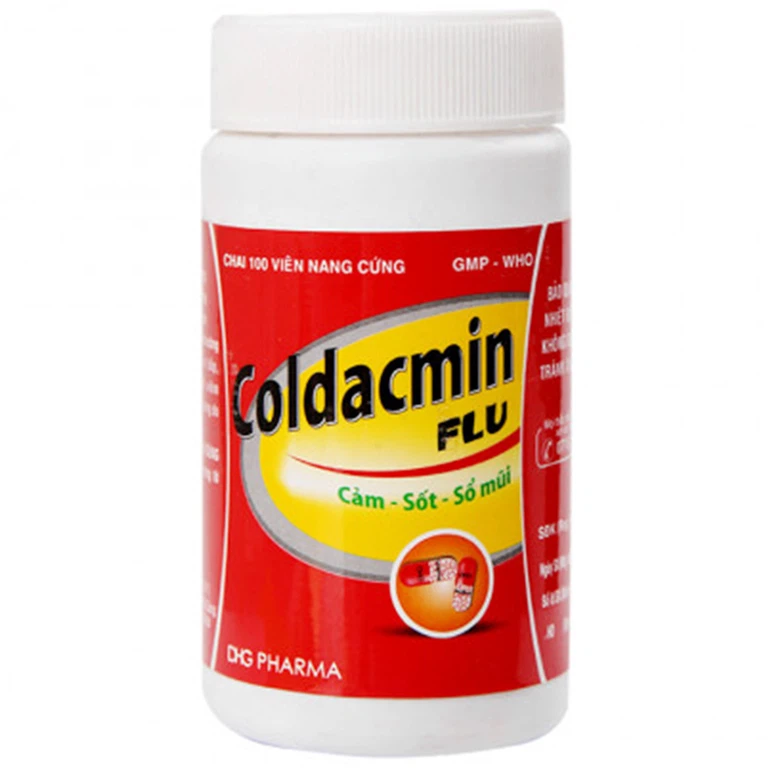 Coldacmin Flu DHG (C/100v) – Giảm đau, hạ sốt & hỗ trợ cảm cúm hiệu quả