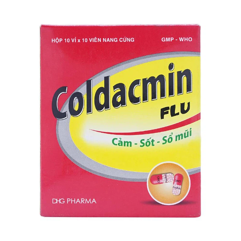 Coldacmin Flu DHG (H/100v) – Giảm đau, hạ sốt & hỗ trợ cảm cúm hiệu quả