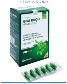 Viên Uống Giải Rượu Giải Độc Mát Gan Nam Dược Hộp 6 viên