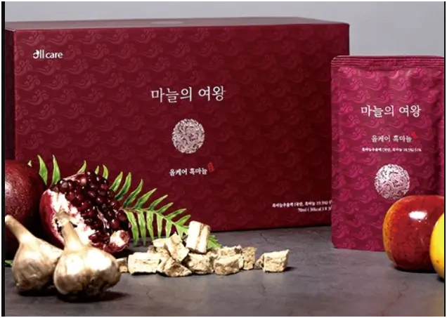 NƯỚC CHIẾT XUÁT TỎI ĐEN ALL CARE BLACK GARLIC QUEEN OF GARLIC - 2100 ml (70ml x 30 gói)