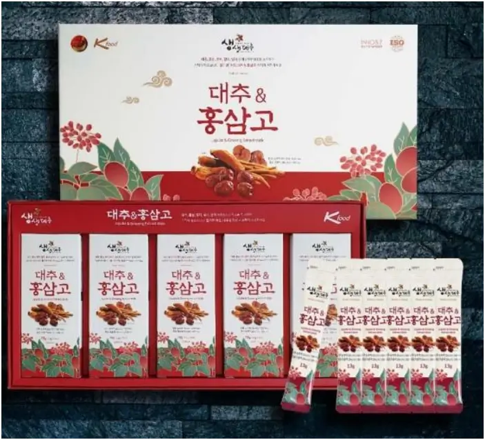 NƯỚC CHIẾT XUÂT JUJUBE & GINSEING EXTRACT STICK 390 g (30 gói x 13 g) 