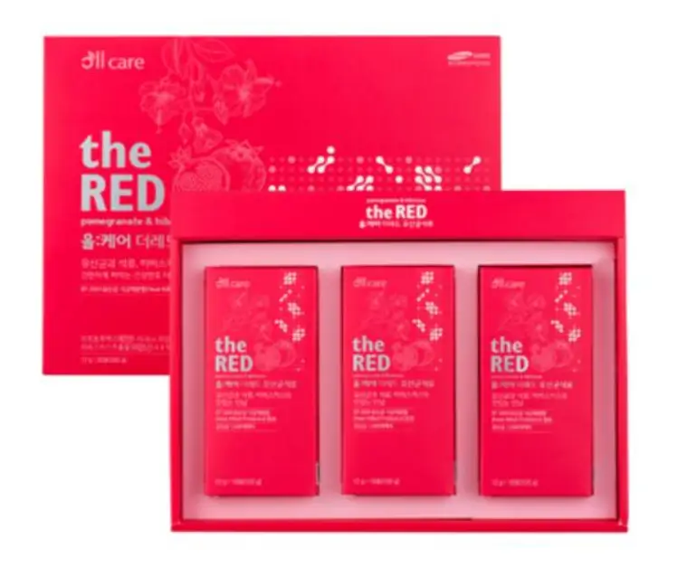 NƯỚC LỰU CÔ ĐẶC ALL CARE THE RED POMEGRANATE & HIBISCUS 360g (12g x 30 gói)