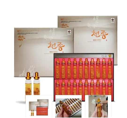 NƯỚC UỐNG CHIẾT XUẤT RỄ SÂM NÚI CHUNJONG DEEP MOUNTAIN WILD GINSENG CULTURES (20ml x 20 lọ) - 천종 산삼배양