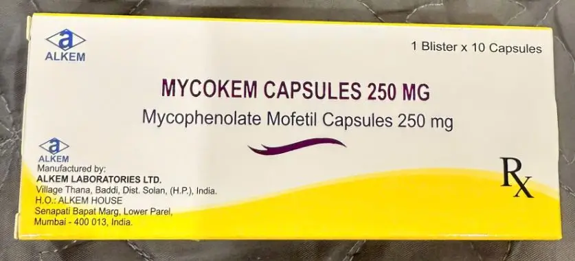 Thuốc Mycokem capsules 250mg phòng ngừa thải ghép ở bệnh nhân ghép thận