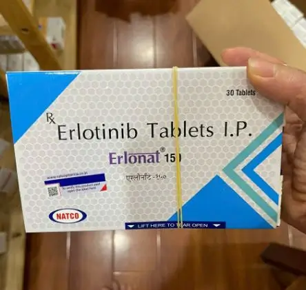 Thuốc Erlonat 150mg với hoạt chất chính là Erlotinib Tables IP 150mg điều trị trúng đích ung thư phổi