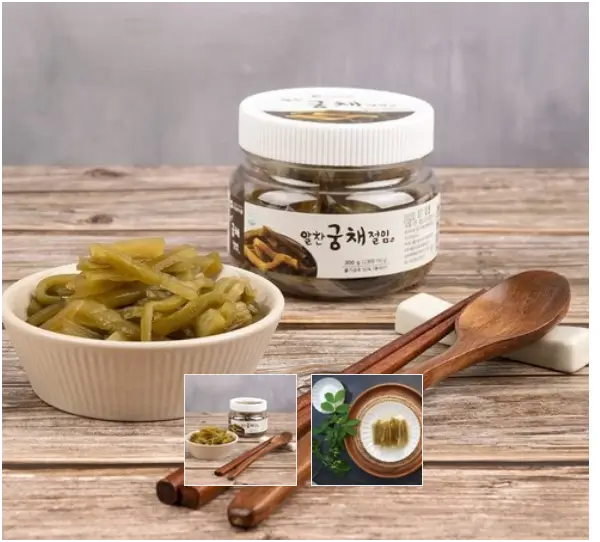 RAU DIÉP NGỒNG NGÂM CHUA (300g) - 상 하 알찬 궁채 절임