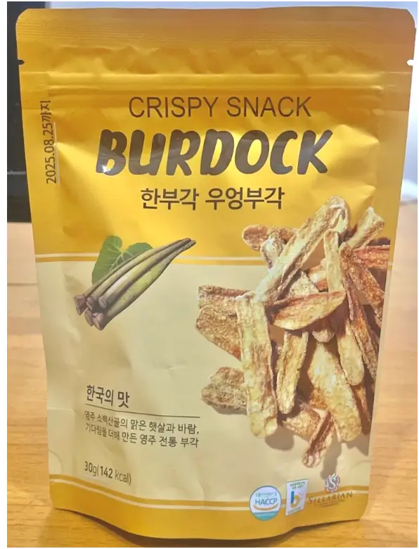 SNACK BURDOCK HÀN QUỐC (30g) - 소박산아래 한부각 우엉부각
